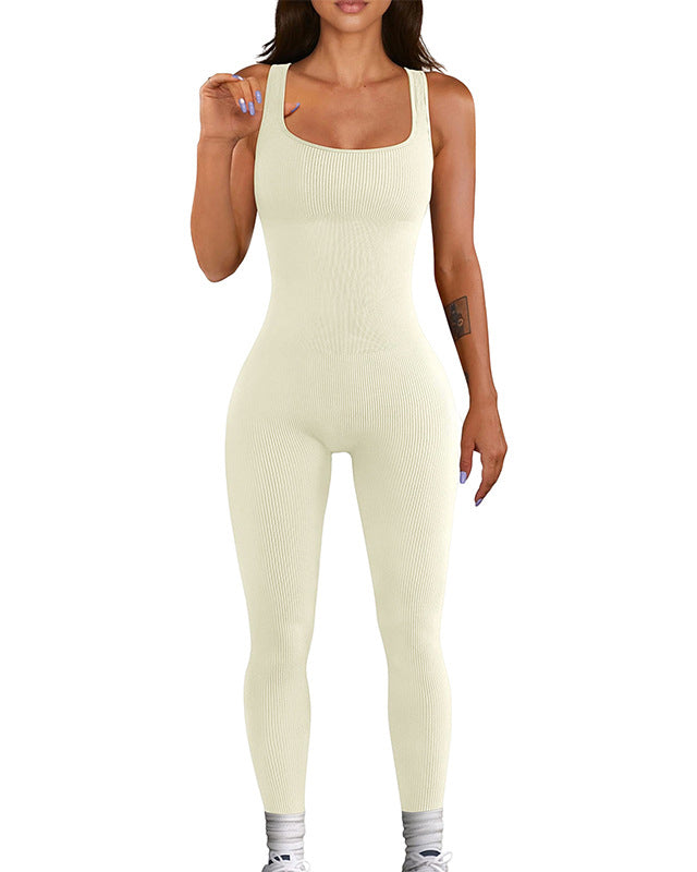 One-piece Stretch Yoga Bodysuit